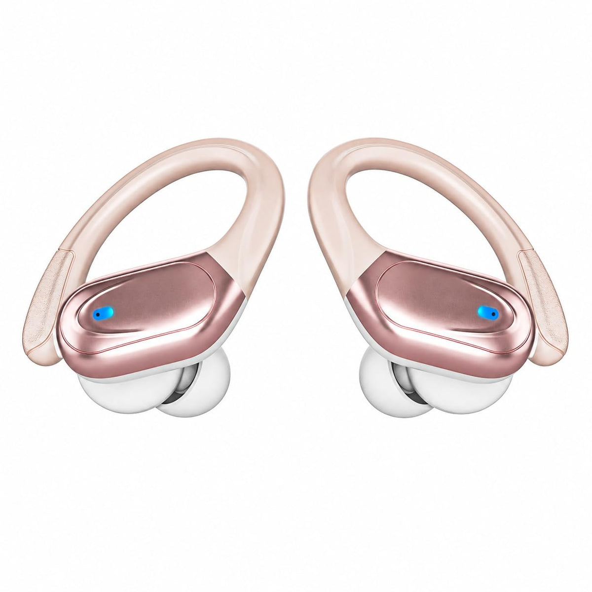 HAOYUYAN earbuds front packaging showing model and compact case benefits