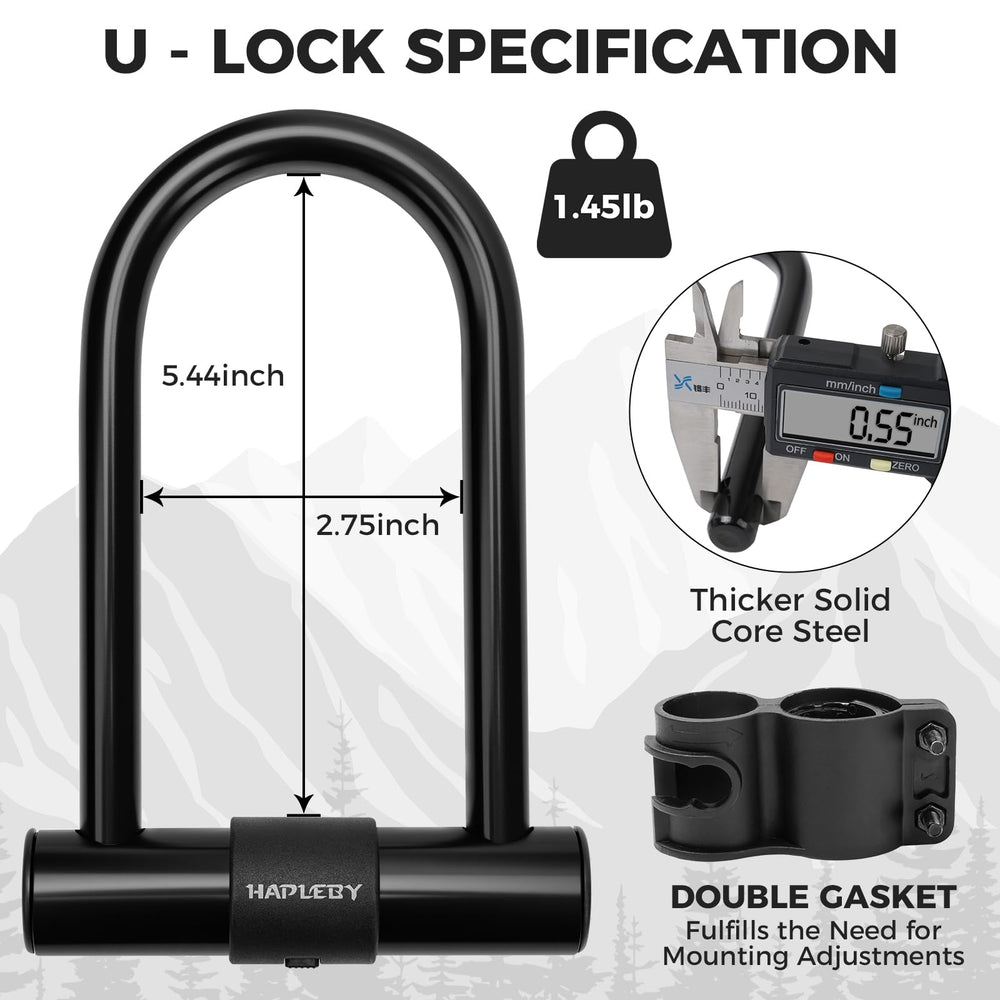 Hapleby cable wrapping bike wheels and frame for full coverage protection