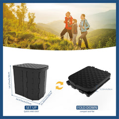 Hapoon folded compact for travel and storage, easy to carry advantage