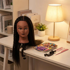 HAPOWELL mannequin styled in a three-strand braid demonstrating technique benefit