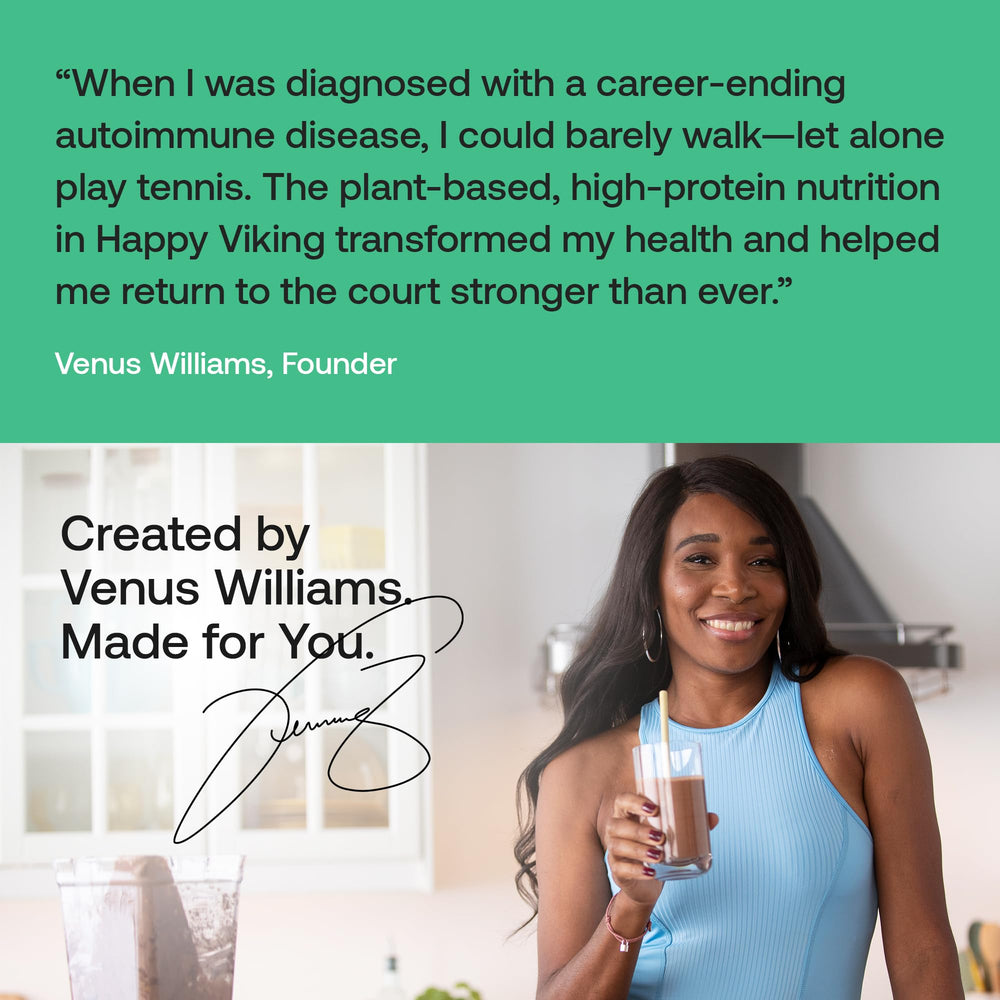 Spread of superfood ingredients used in Happy Viking emphasizing nutrient variety