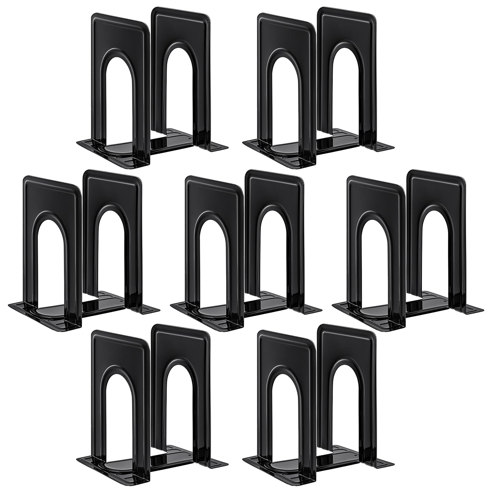 HappyHapi front view showing seven pairs and durable finish for tidy shelving