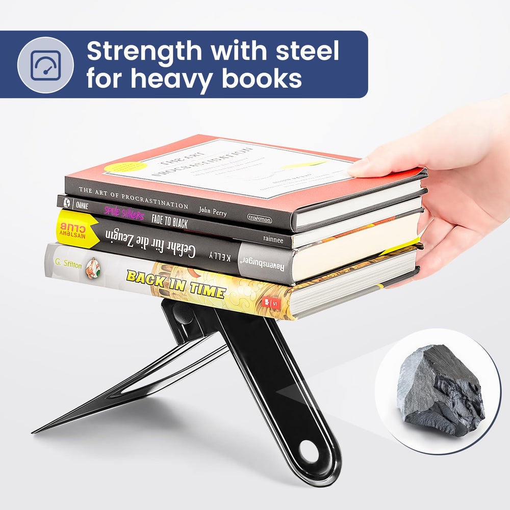 HappyHapi side profile highlighting T-shaped steel support for stability