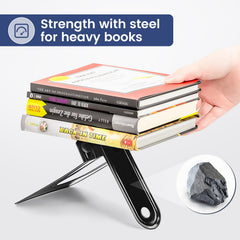 HappyHapi side profile highlighting T-shaped steel support for stability