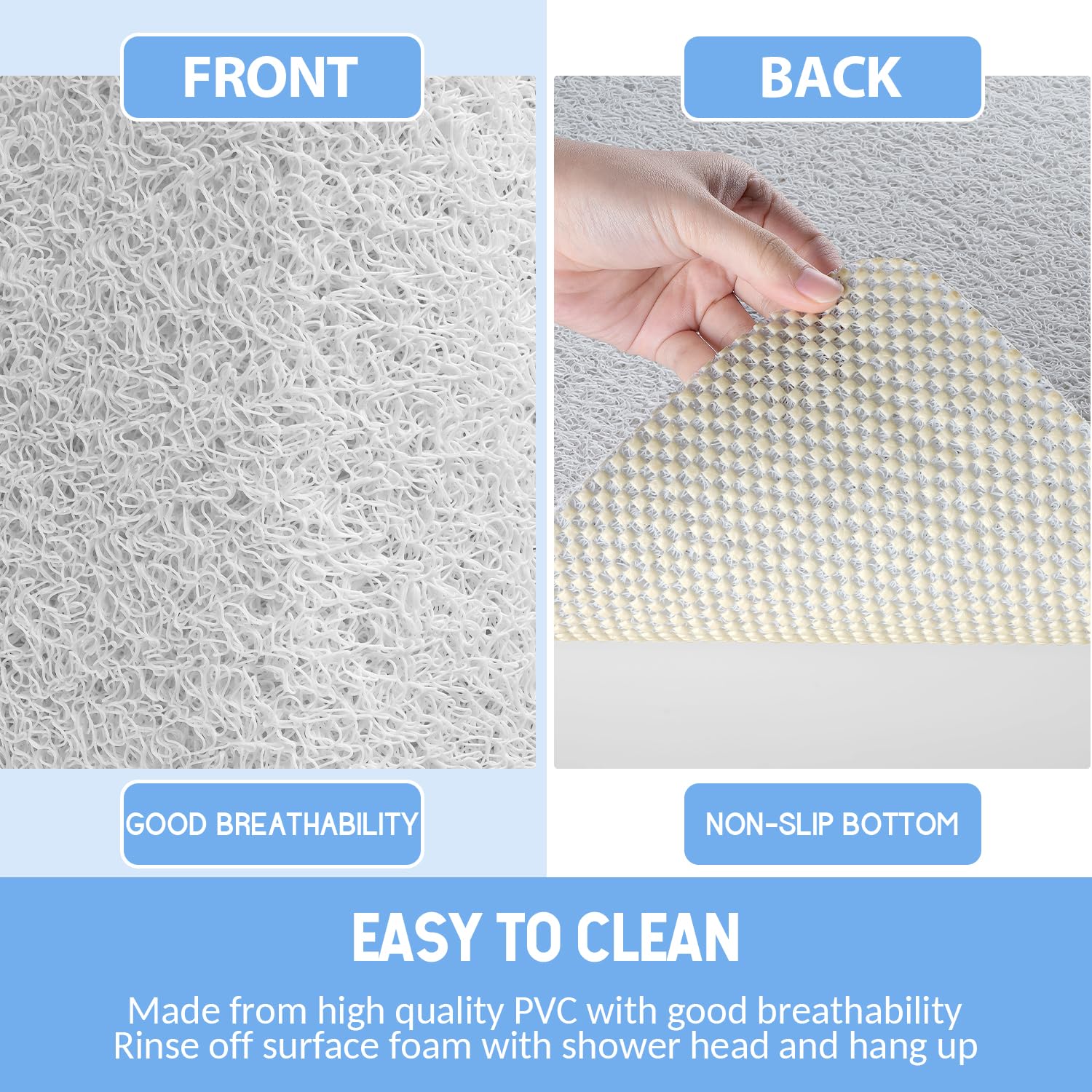 Hargiis trimmed mat showing customizable fit benefit for odd spaces