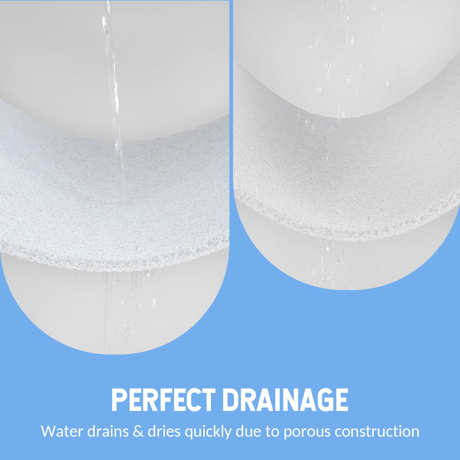 Hargiis mat in bathroom setting showing quick-dry and hygiene benefit