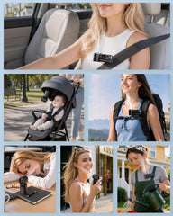 hargimix clip attached to stroller delivering hands-free breeze
