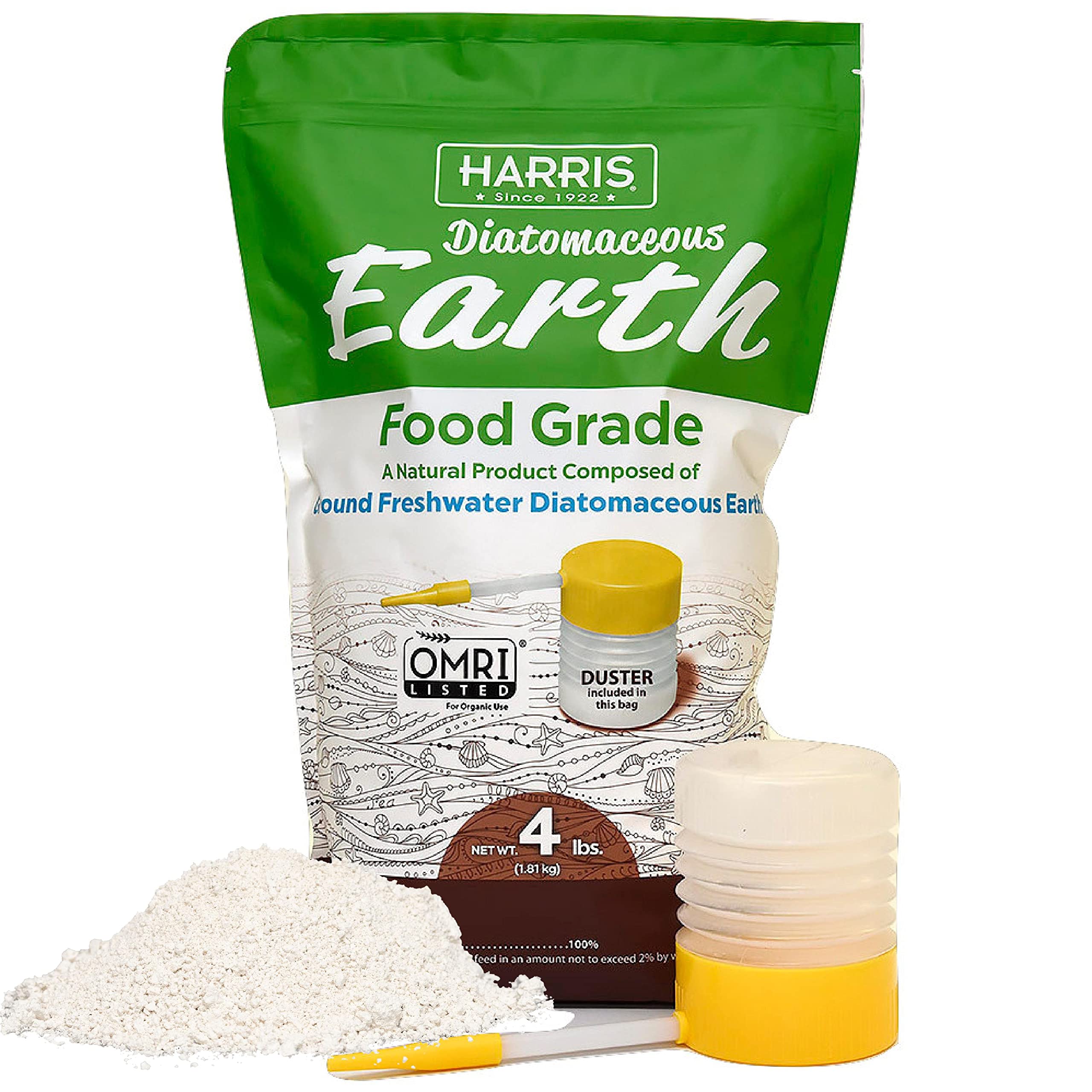 HARRIS front-facing bag showing branding and 4 lb size, clear product identity and benefit