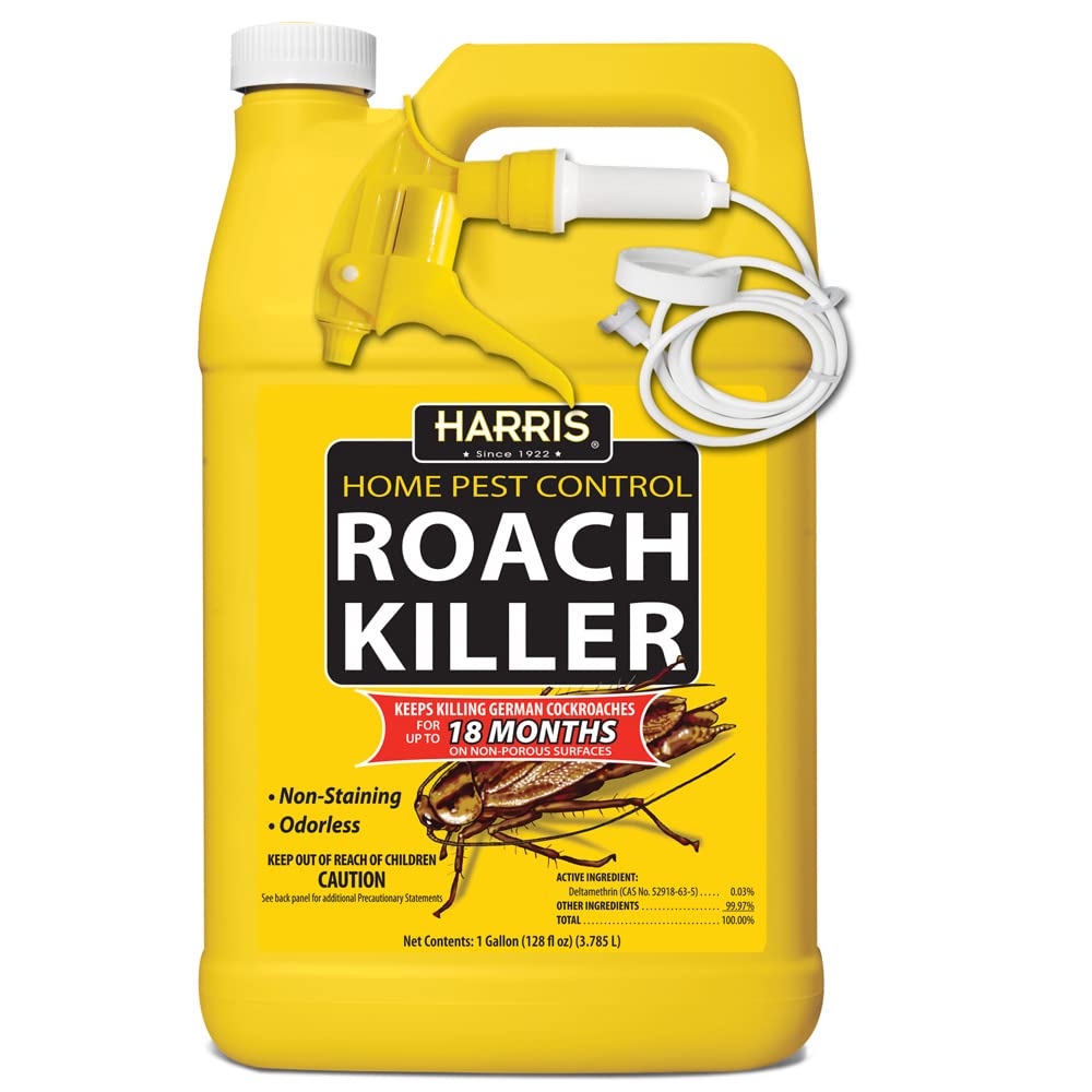 HARRIS gallon front label showing product name and benefits for easy identification