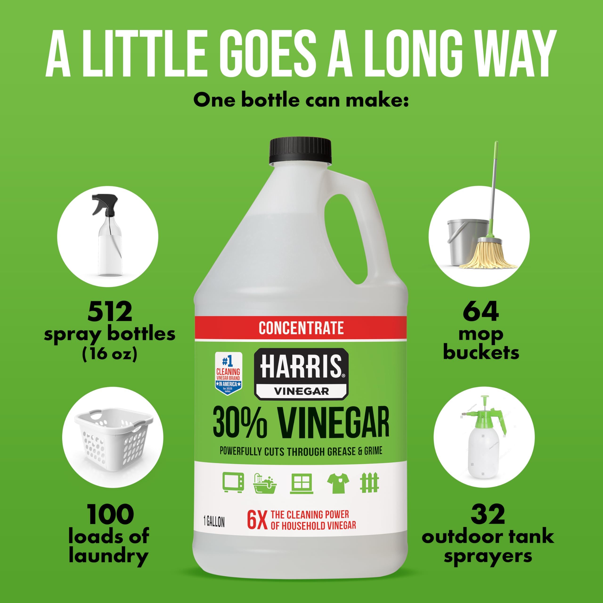 HARRIS added to washing machine drum to remove odors from laundry