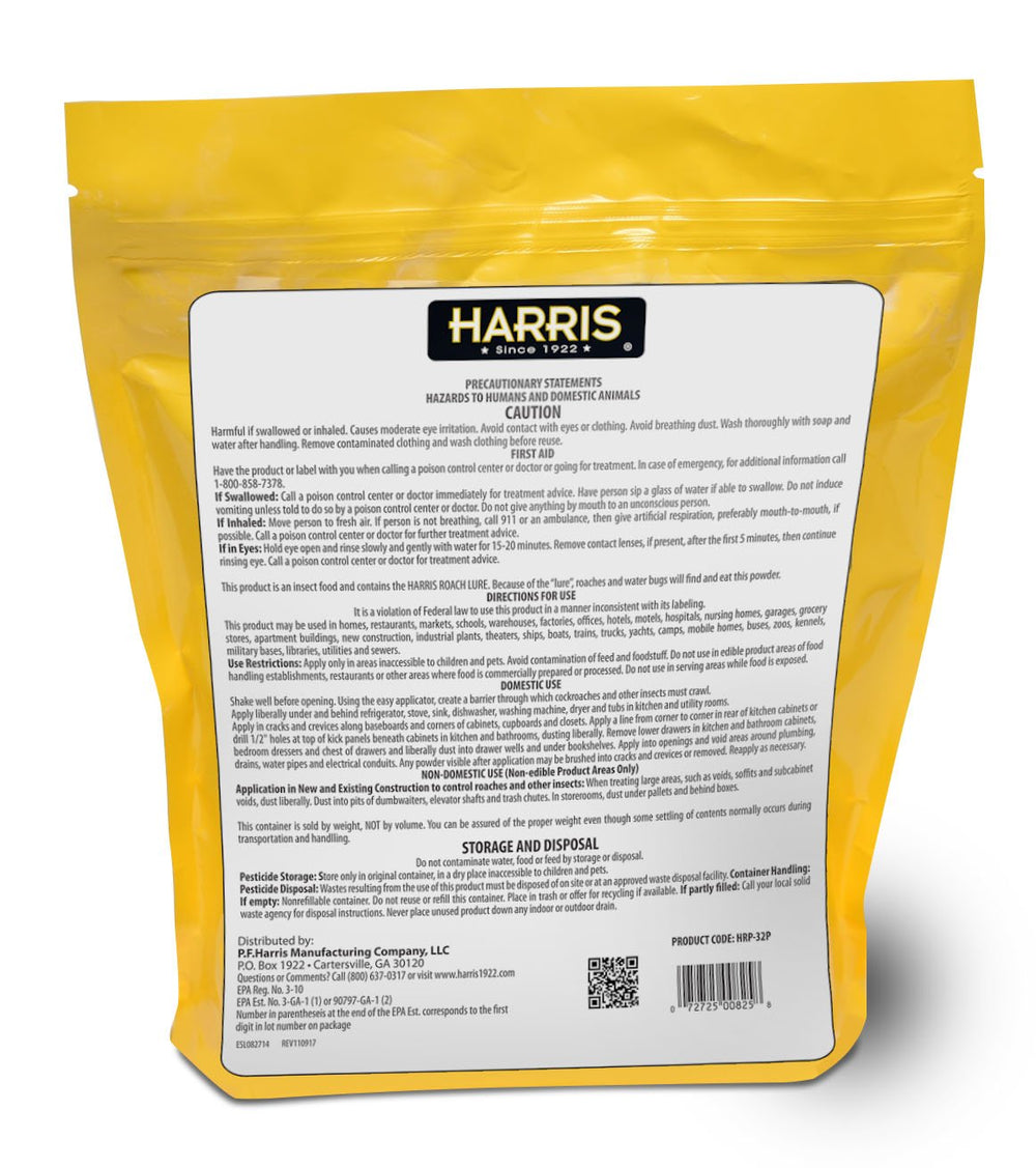 HARRIS powder duster detail highlighting extended straw for precise application in tight spaces