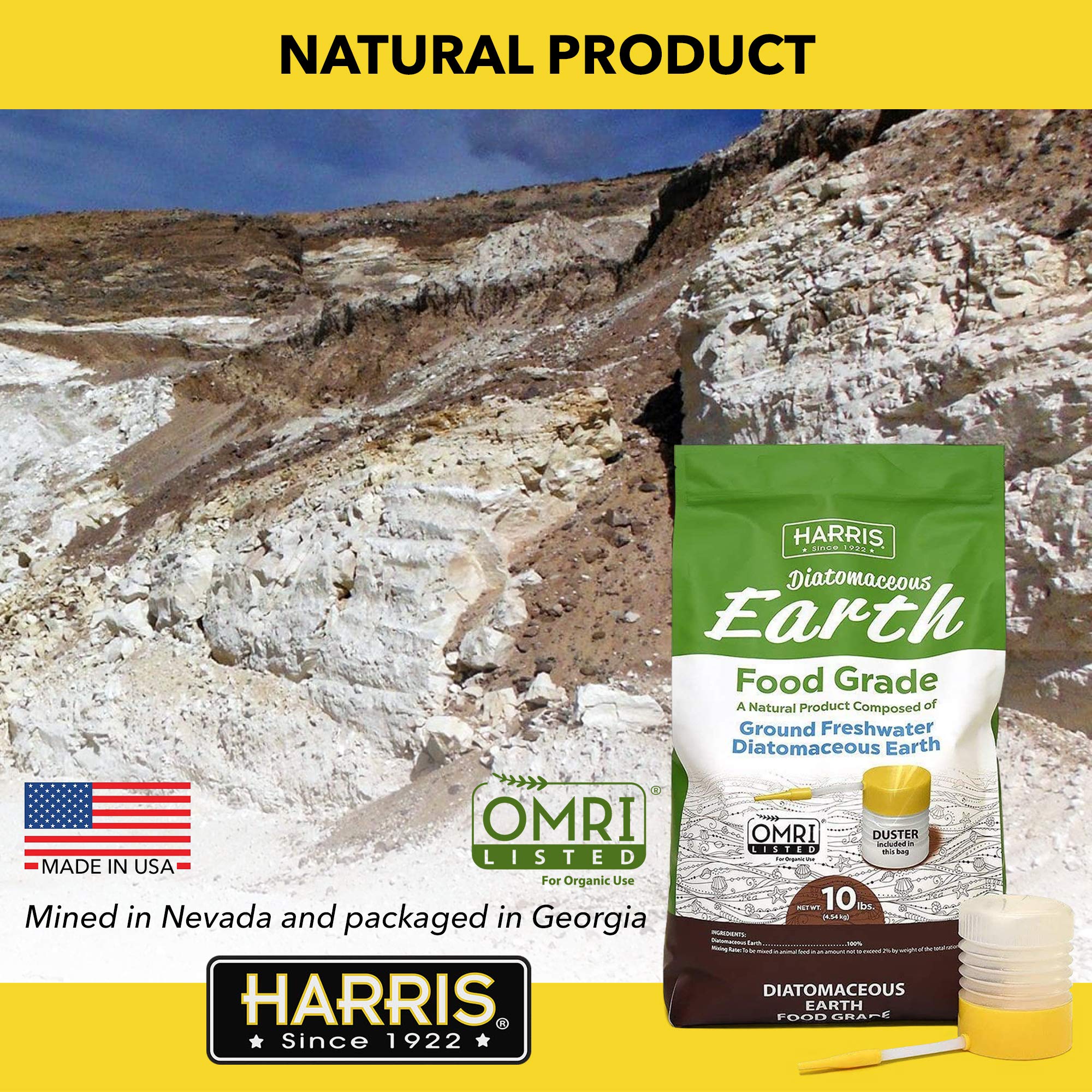 HARRIS powder duster inside bag ready for precise application benefit