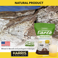 HARRIS powder duster inside bag for easy controlled application benefit