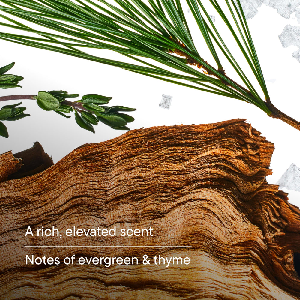Harry's Redwood in shower lifestyle image showing refreshed feeling