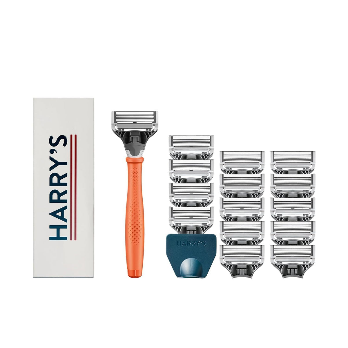 Harry's Truman handle front view showing balanced control and durability