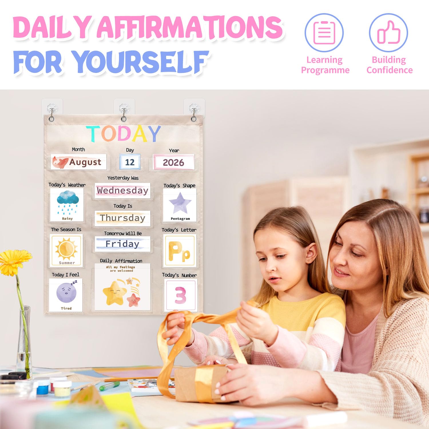 HarvMax mounted in preschool circle time setting, encourages group participation benefit