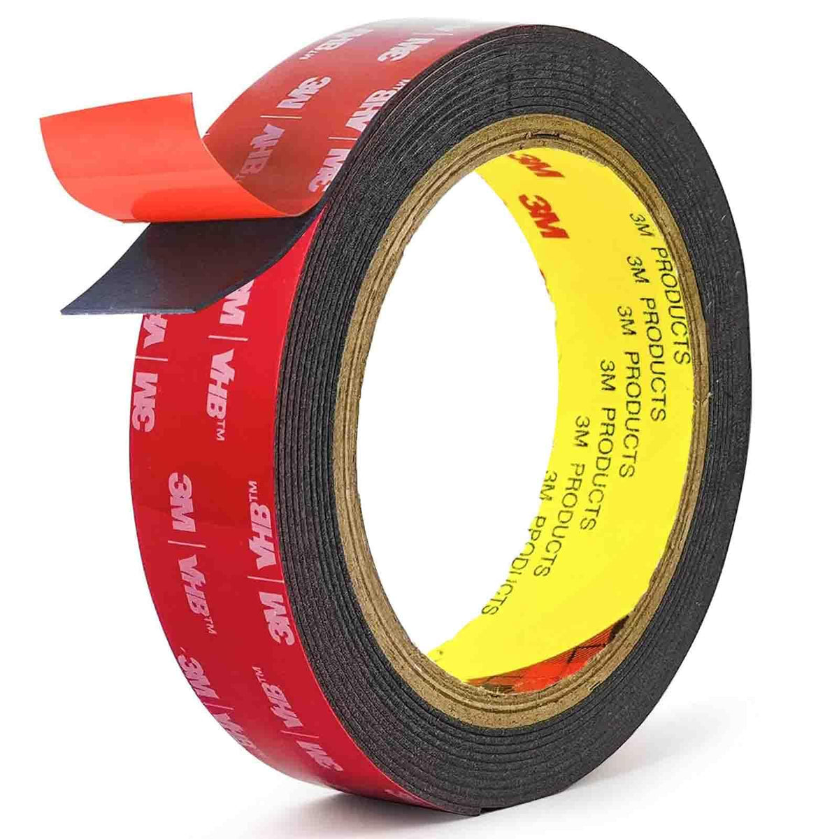 Hasaky 3M heavy duty tape roll front view showing compact packaging and length benefit