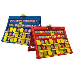 Hasbro folded game frames closed for compact, travel-friendly storage