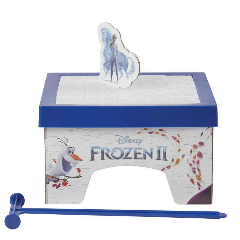 Hasbro Gaming Elsa and Water Nokk figures perched on ice, encourages imaginative play