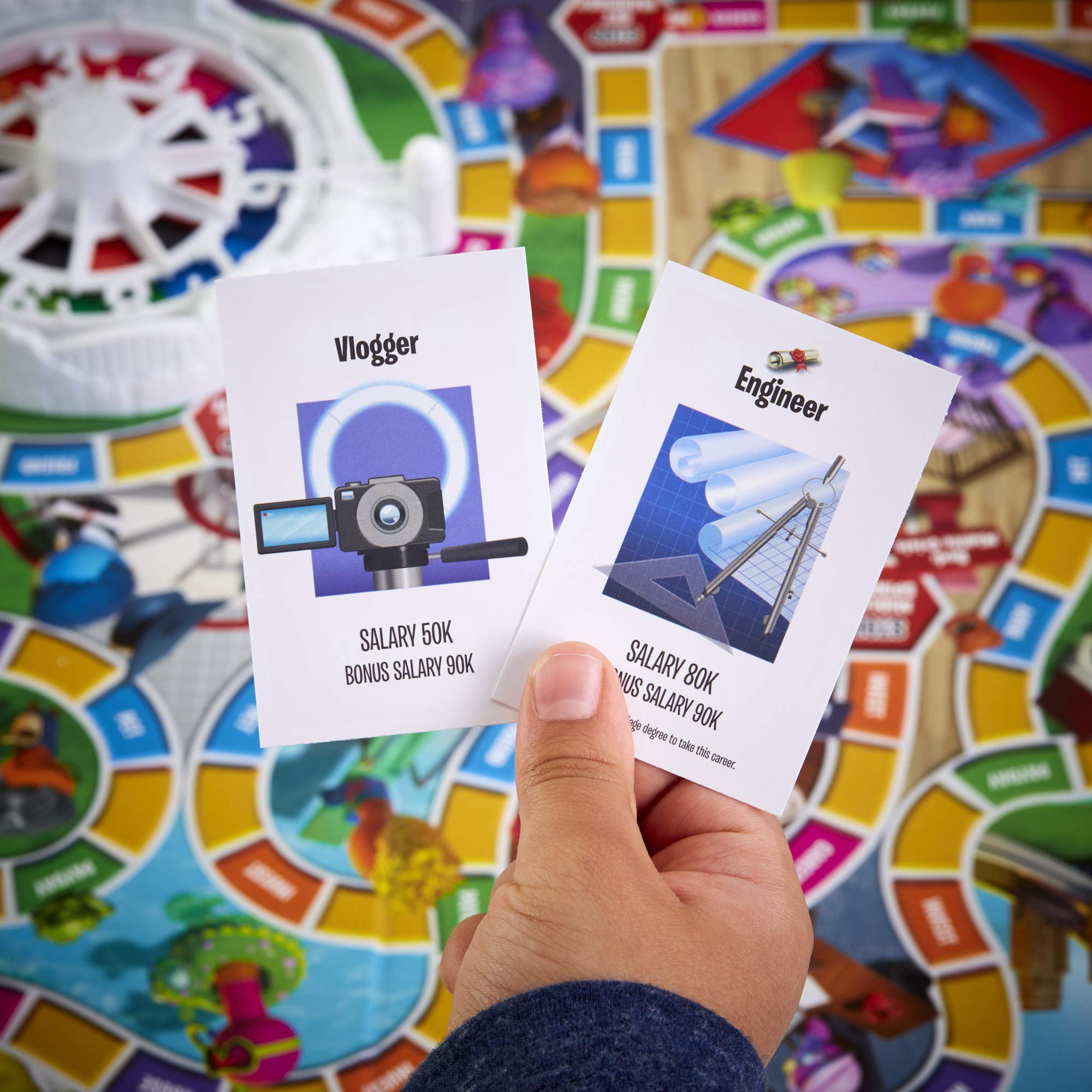 Hasbro Gaming play money and investment tracker showing how to manage funds