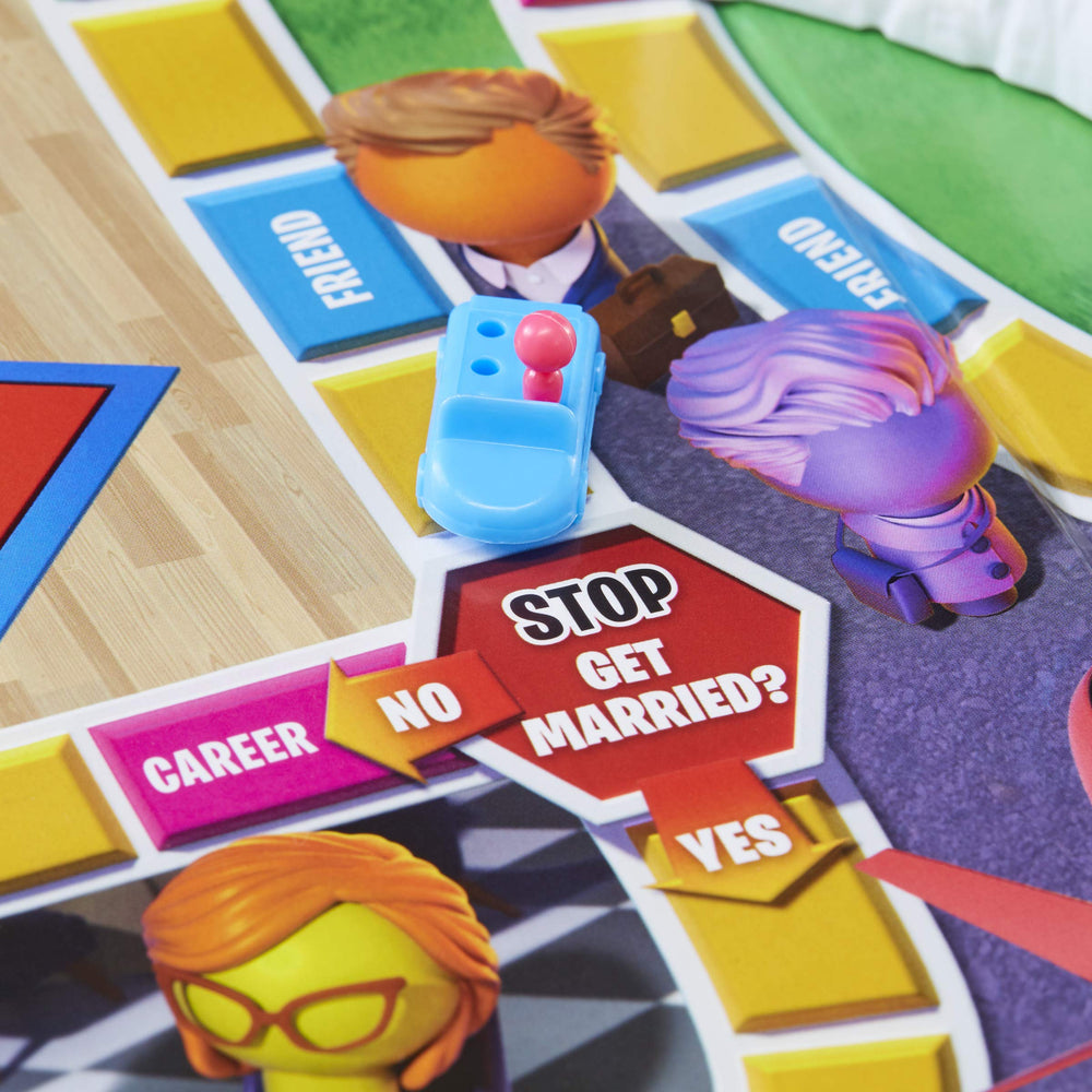 Hasbro Gaming spinner close-up illustrating spin mechanic and quick decision-making