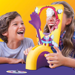Hasbro Gaming close-up of spring-loaded throwing hand showing suspenseful action