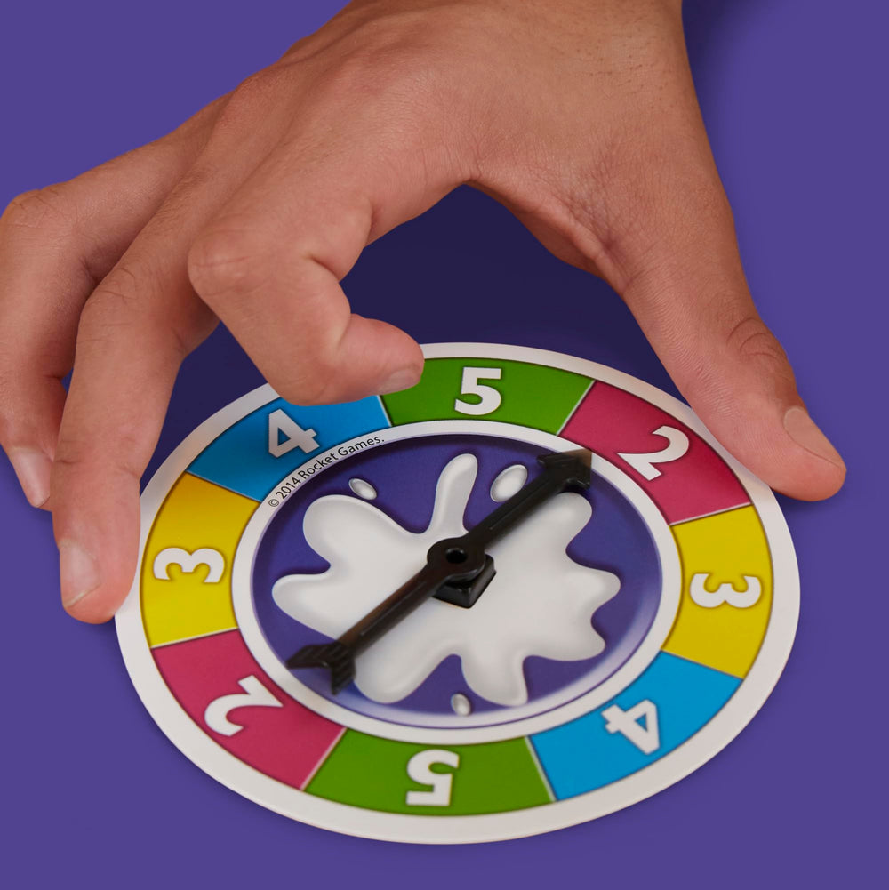 Hasbro Gaming mask and spinner details illustrating easy-to-read controls