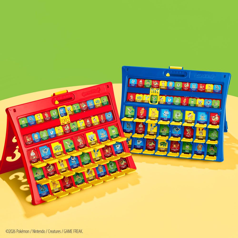 Hasbro game beside backpack demonstrating compact size and portability