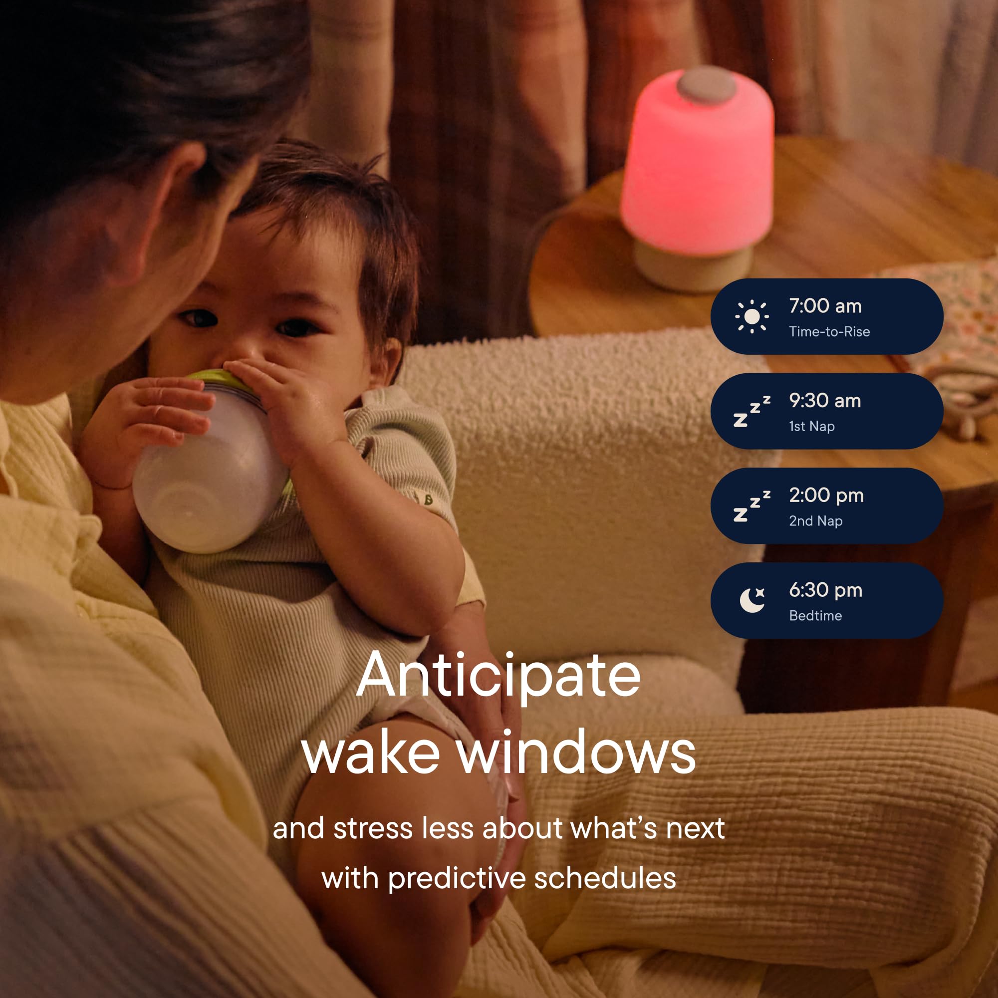 Hatch Baby in a nursery scene demonstrating routine-friendly setup