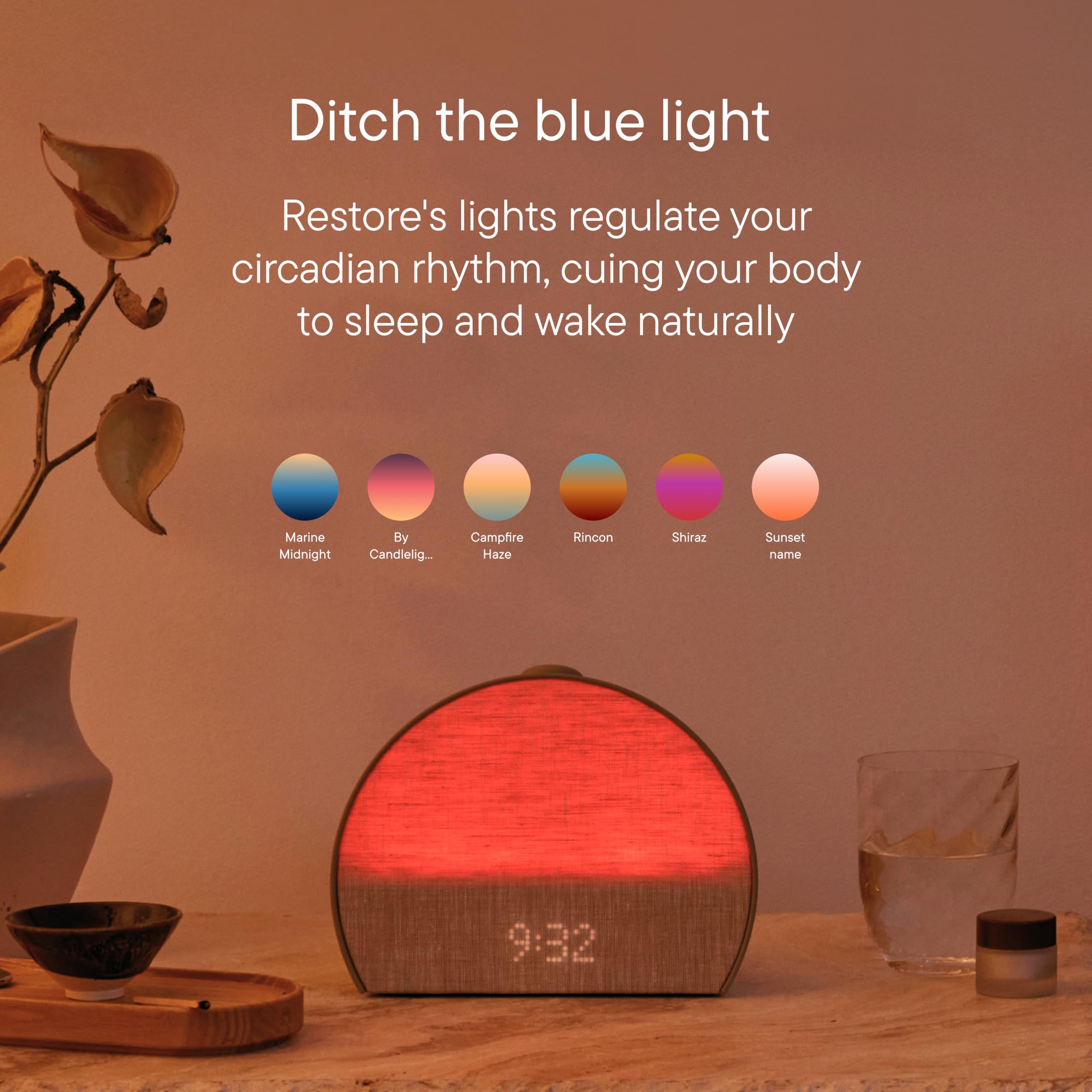 Hatch Baby Restore 3 soundscape screen showing playback controls for relaxation