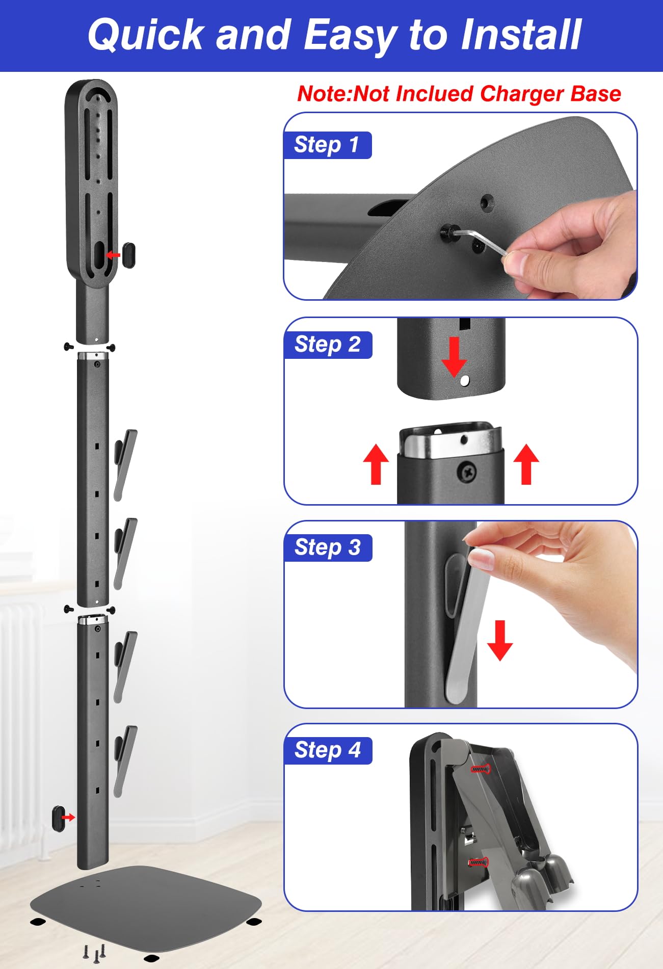 Haturi in-home living room display presenting clean cordless storage