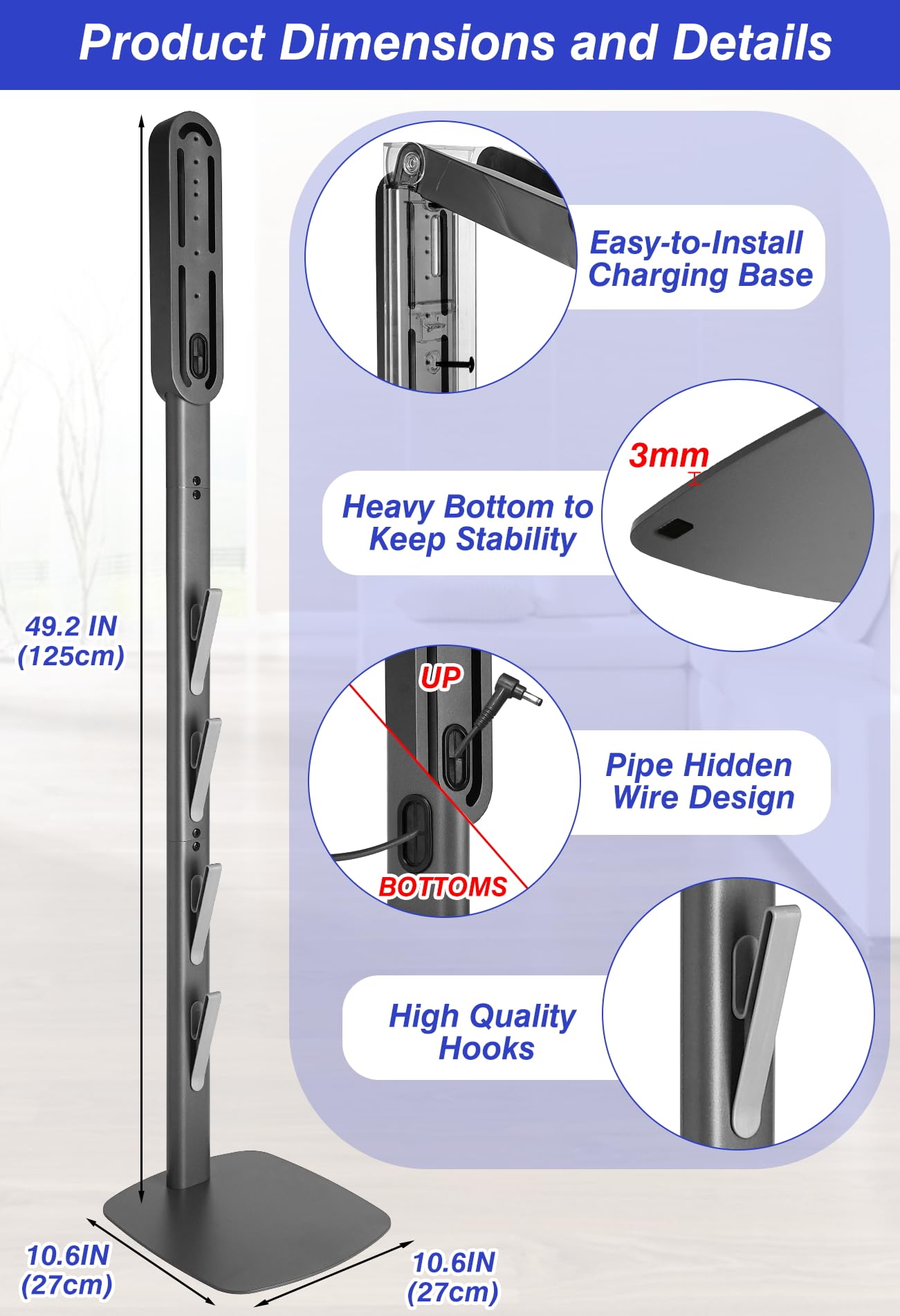 Haturi metal frame weld and finish closeup showing durable construction