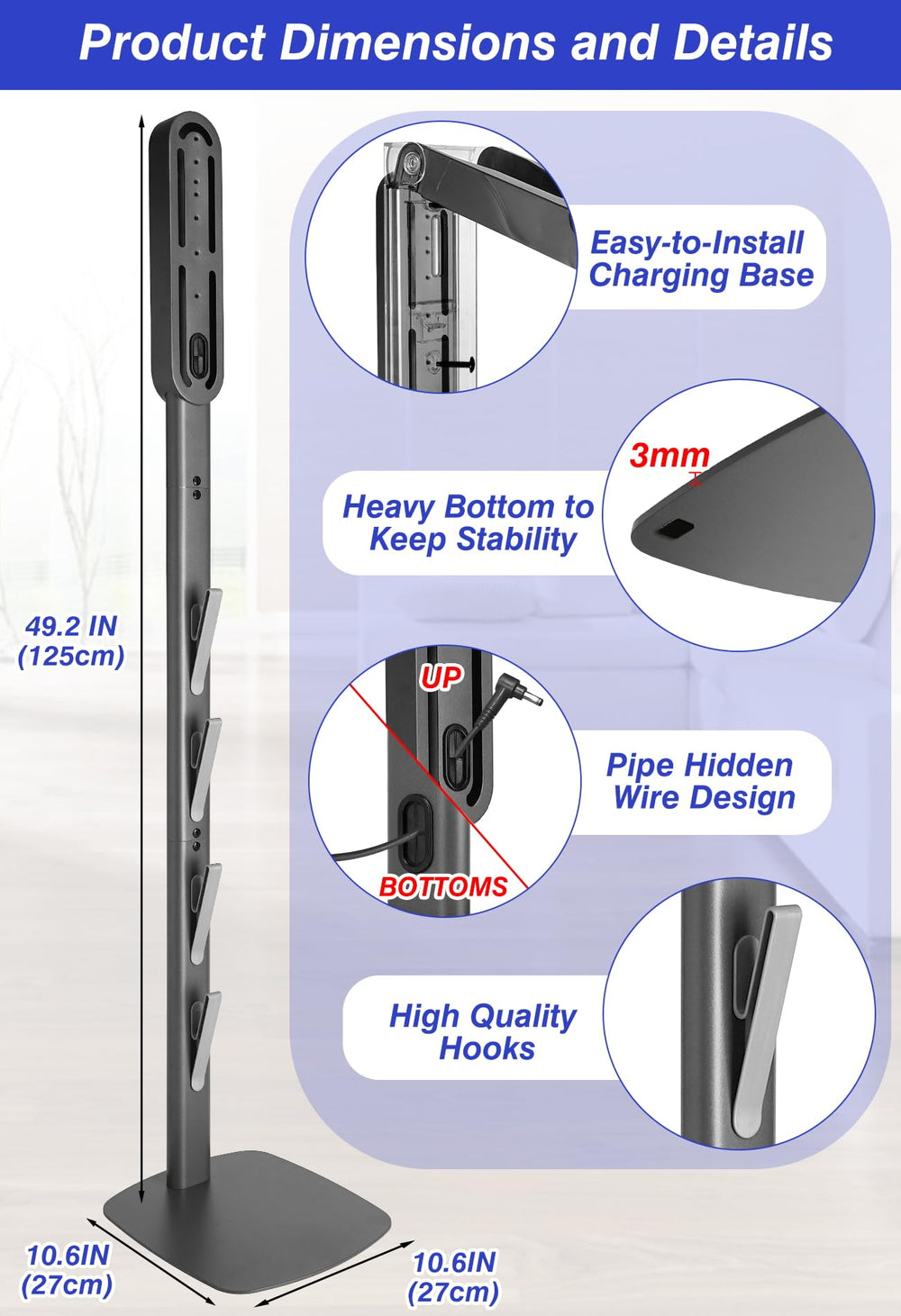 Haturi metal frame weld and finish closeup showing durable construction