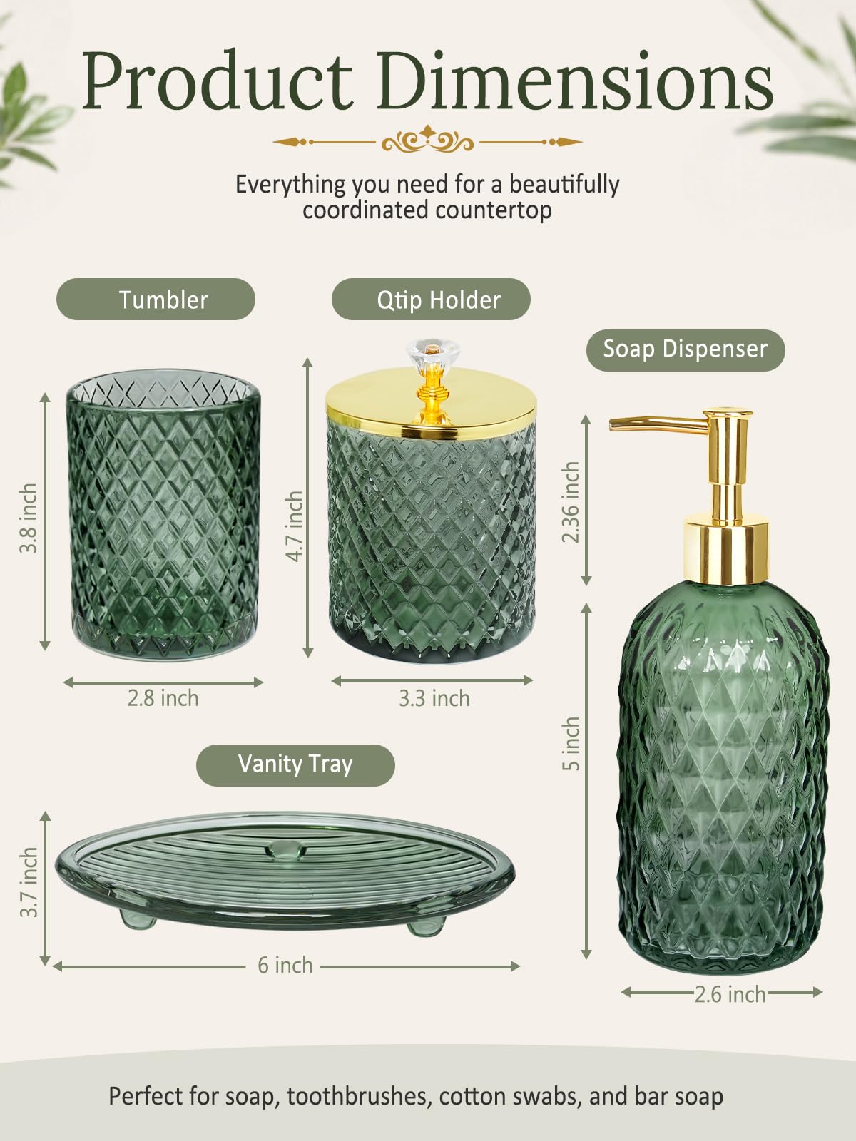 Haturi Q-tip jar lid detail, secure storage preserves cotton swabs