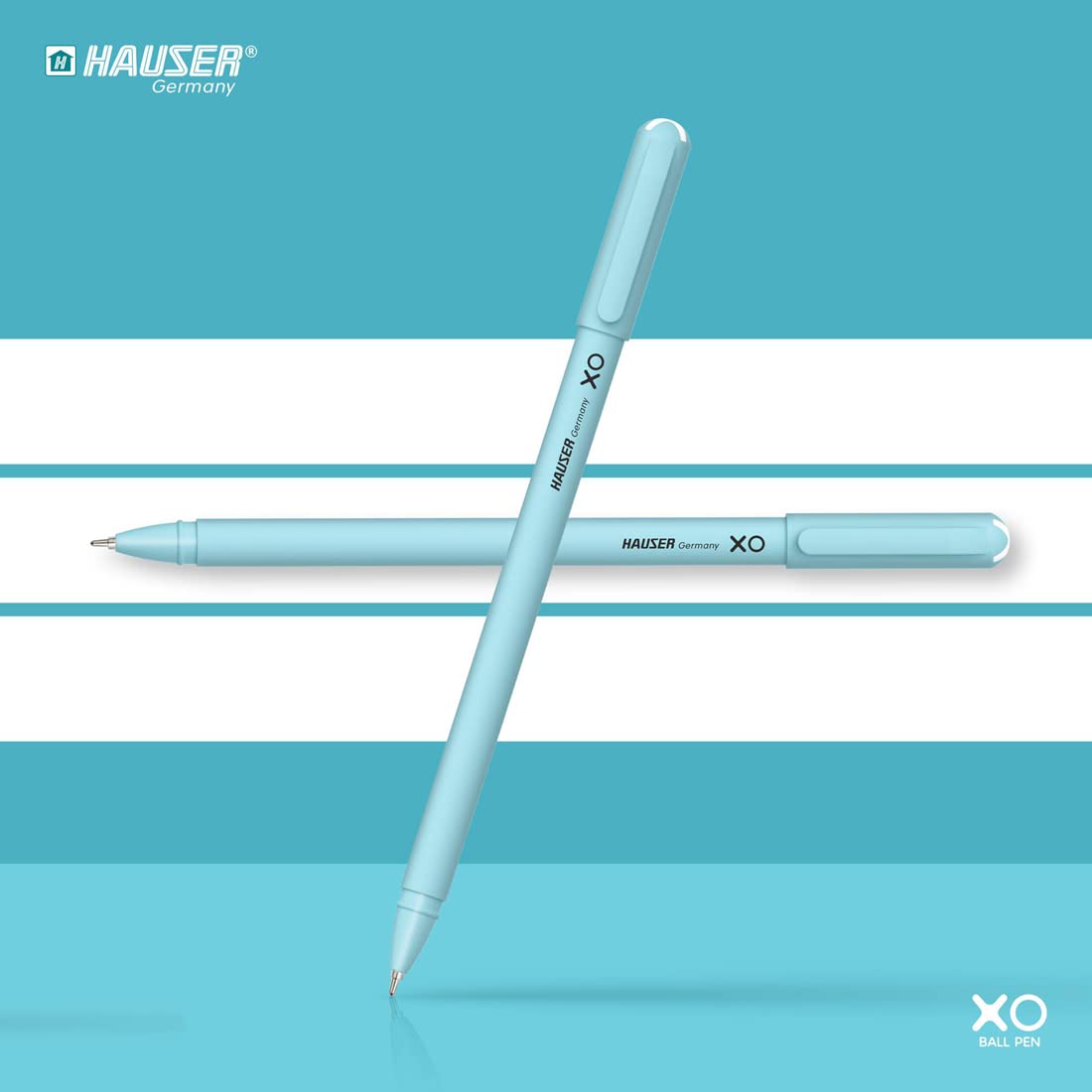 HAUSER XO size scale comparison with ruler showing compact reliable-portability benefit
