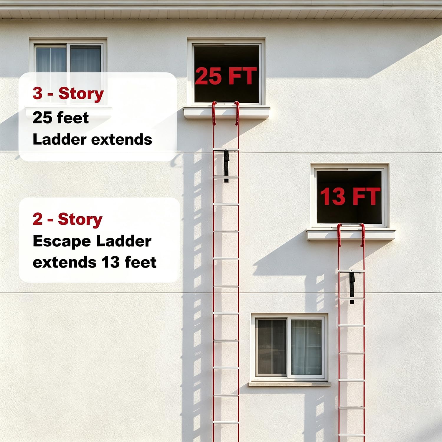 Hausse close-up of slip-resistant rungs providing steady footholds