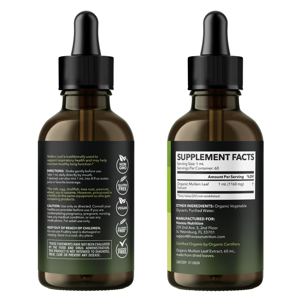 HAVASU NUTRITION lab testing report and vial showcasing third-party verification