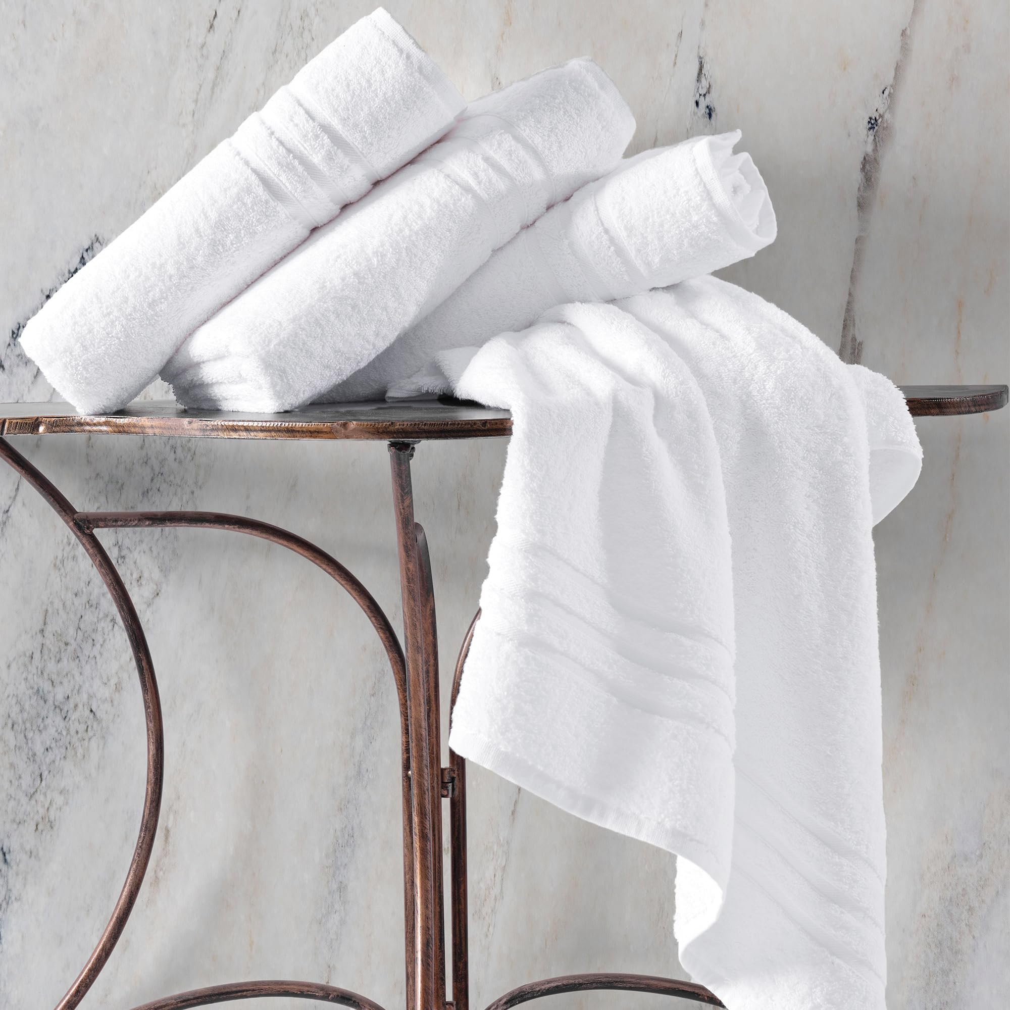 Hawmam Linen close-up of Turkish cotton terry weave highlighting absorbent texture and softness