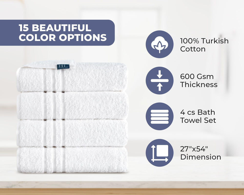 Hawmam Linen towel hanging to show full 27x54 inch size and quick-dry lightweight benefit