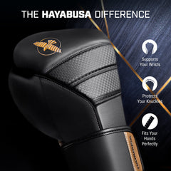 Hayabusa T3 close-up of five-layer knuckle padding demonstrating superior impact absorption