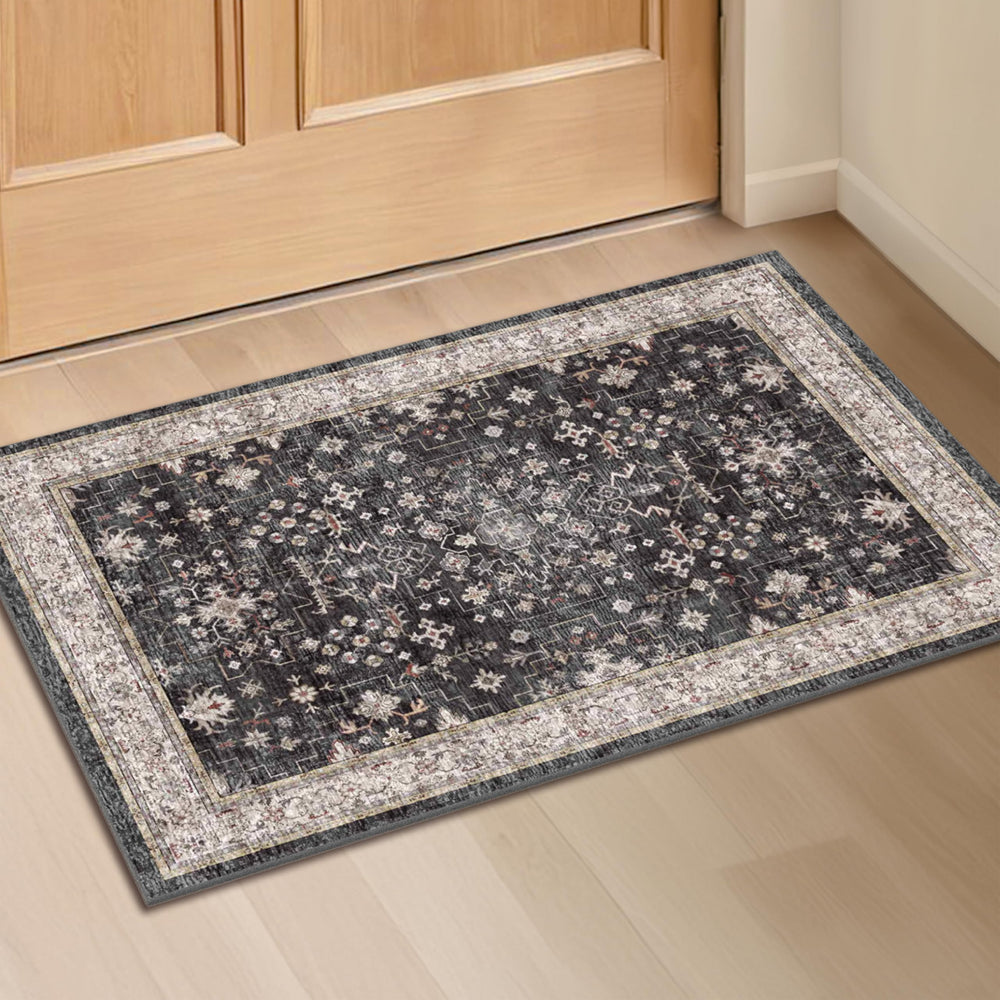 Hazo Haus in a kitchen mud-zone demonstrating pet-friendly, washable convenience