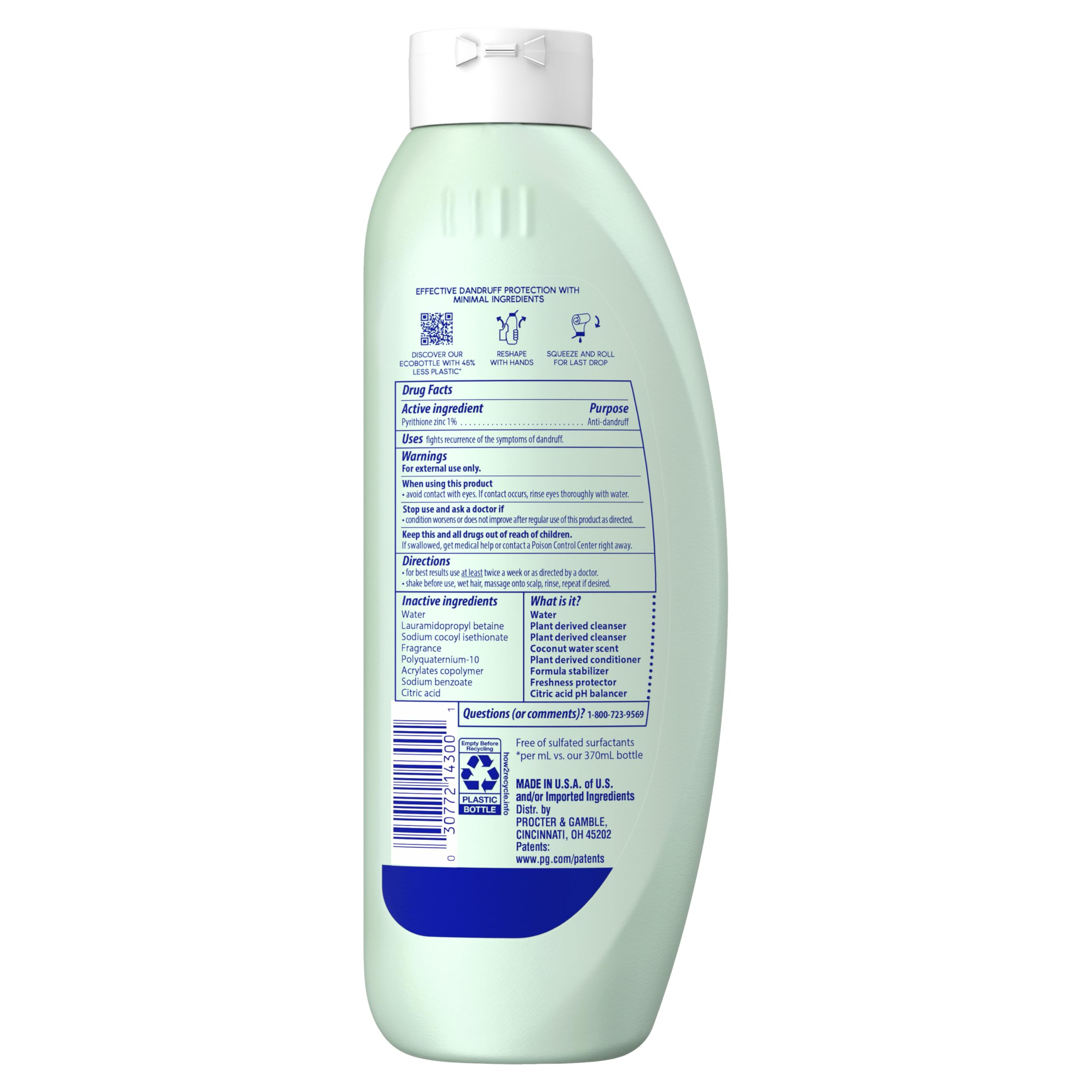 Head & Shoulders on a bathroom shelf in lifestyle setting showing everyday scalp care benefit