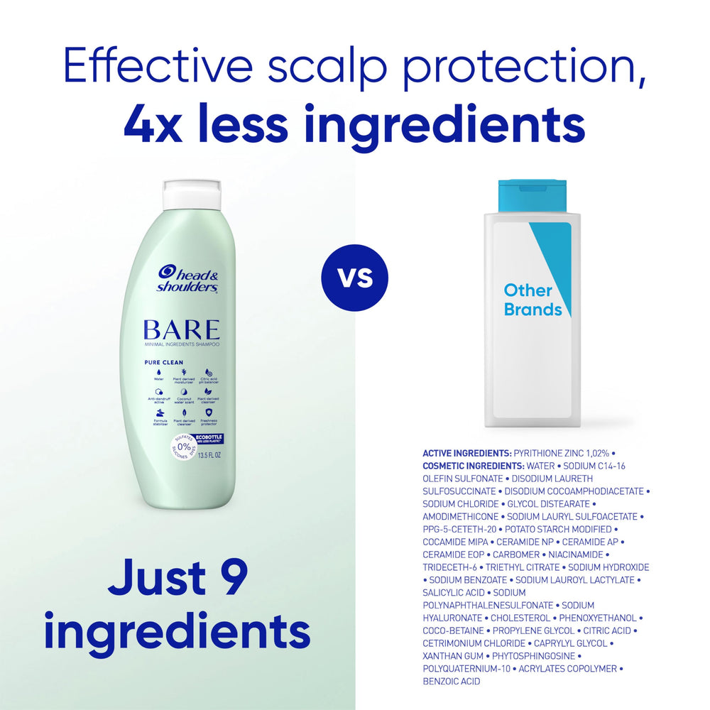 Head & Shoulders lather closeup showing gentle foam and effective cleansing benefit