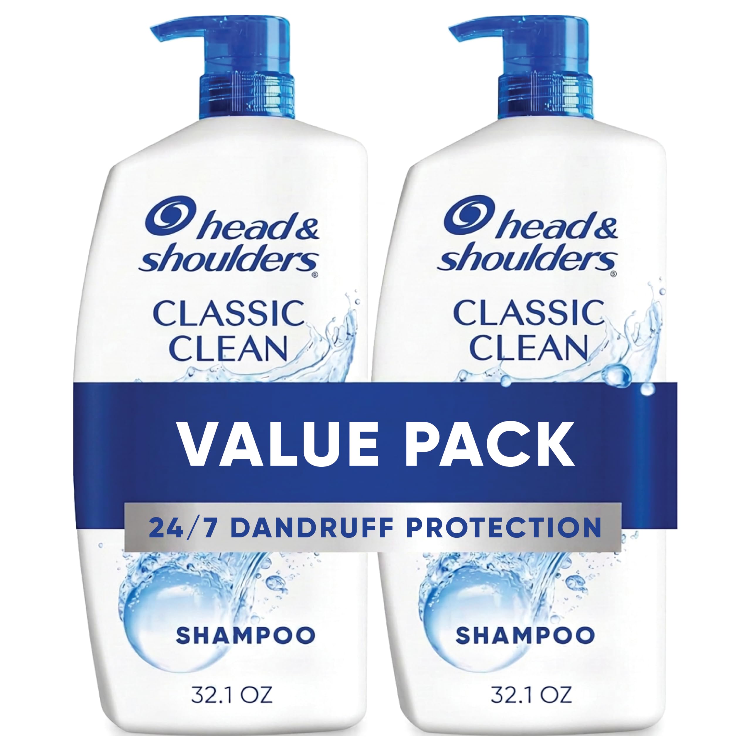 Head & Shoulders front view showing twin bottles and brand clarity