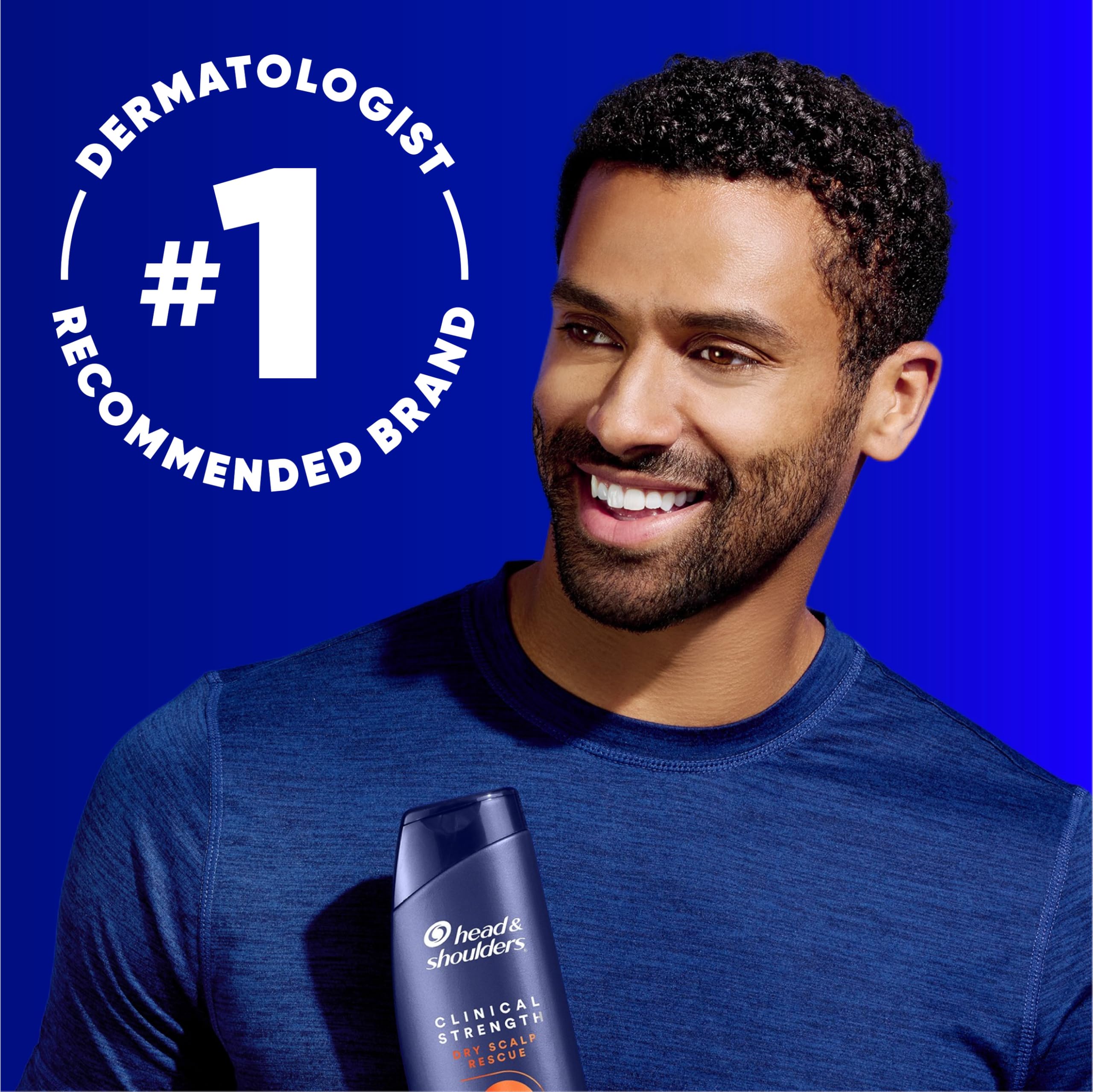 Head & Shoulders paired with matching conditioner demonstrating added hydration and softness