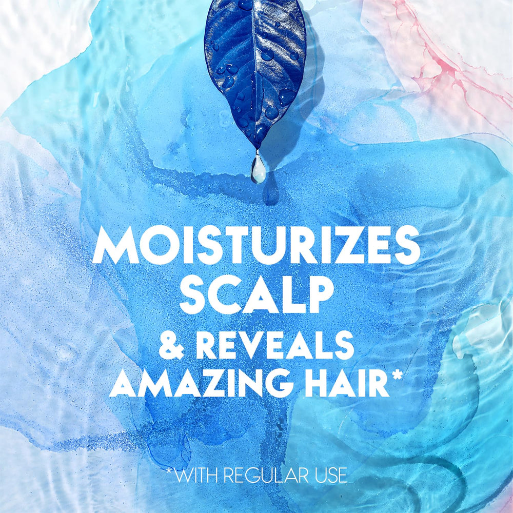 Person using Head & Shoulders shampoo in shower for cleaner scalp