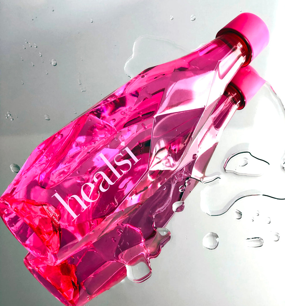 Healsi bottle inside a tote bag showing portability and hydration-on-the-go benefit