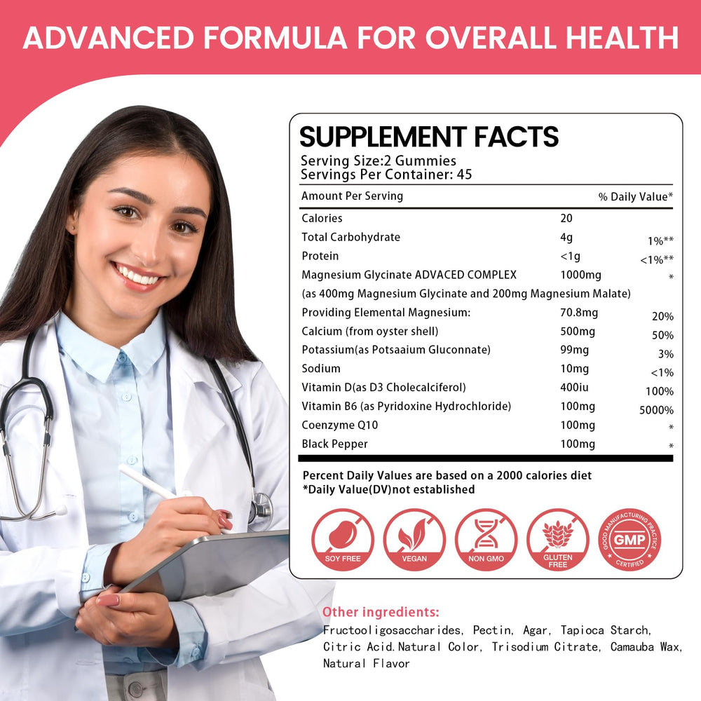 Health4All gummies poured beside a coin showing serving size and portion clarity