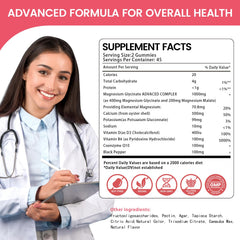 Health4All gummies poured beside a coin showing serving size and portion clarity