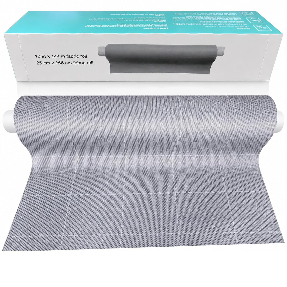 HearthMend full roll front view showing size and usable length for convenience